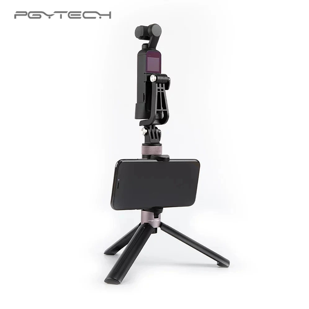 PGYTECH OSMO Pocket Универсальный комплект для крепления экшн-камеры L кронштейн+ Универсальное крепление для 1/4/порт передачи данных для универсального крепления