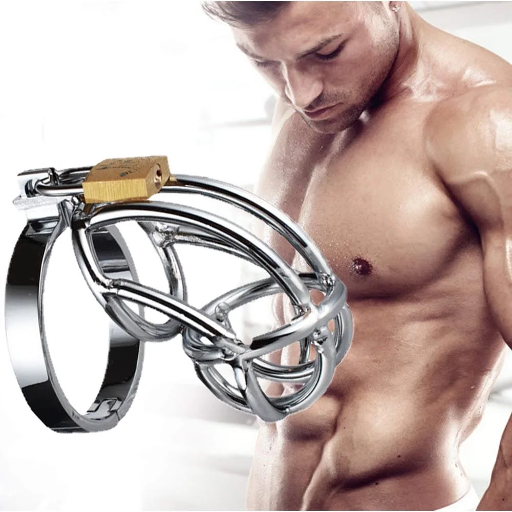 Male Chastity Lock Stainless Steels CB Chastity Device For Man Fetish BDSM Chastity Device Cock Cage Sex Toys for Men Gay