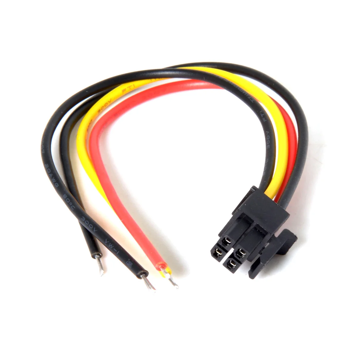 

Jimier ATX Molex Micro Fit Pitch 3.0mm 4Pin Male to Open Wire Power Adapter Cable 15cm 20AWG UL1007