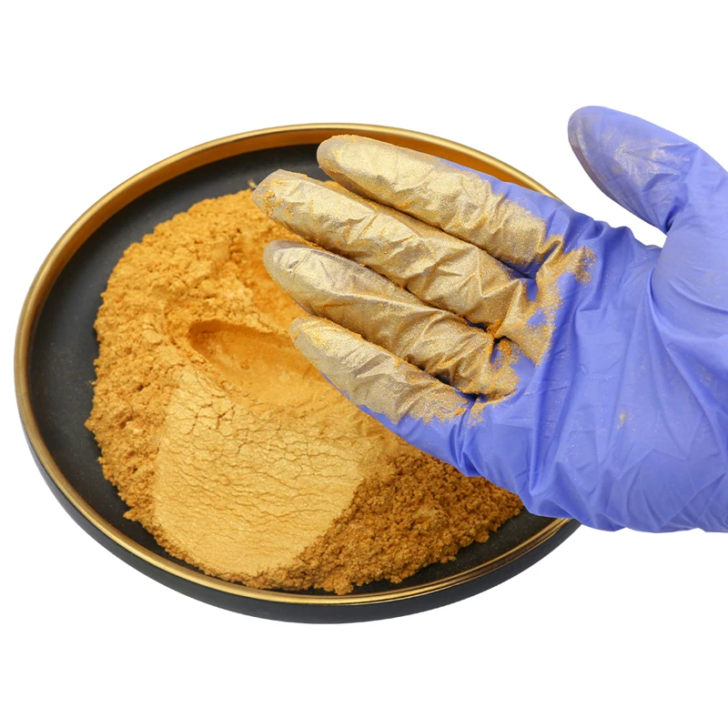 Порошок с жемчужным покрытием из слюды 353 натуральный минеральный перламутровый