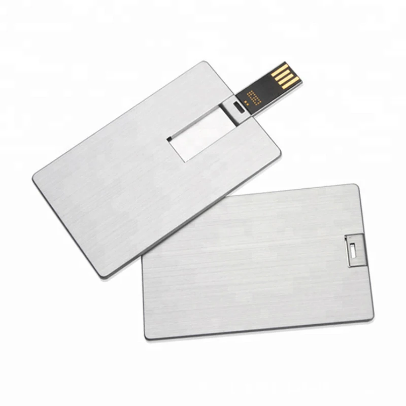 Usb флешка для визиток с логотипом на заказ металлическая Водонепроницаемая