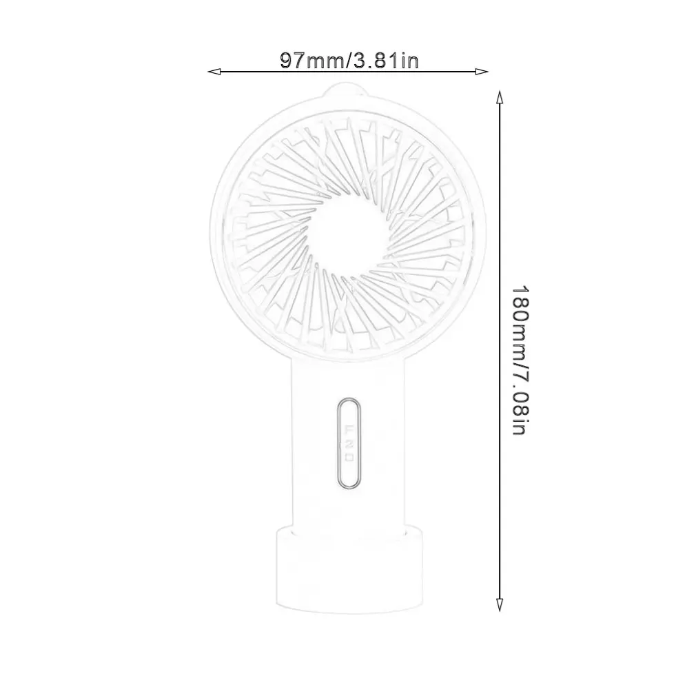 Мини usb вентилятор портативный ручной тихий регулируемый 3 охлаждающий воздух