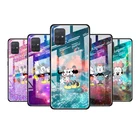 Чехол для Samsung Galaxy S21 Ultra, A71, A51, 4G, 5G, A91, A81, A41, A31, A21, A11, A01, закаленное стекло