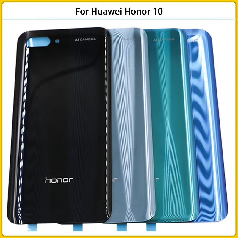 Новый корпус батареи чехол стекло для huawei honor 10 батарея задняя панель Задняя