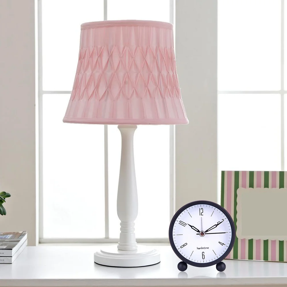 4-дюймовый металлический круглый будильник тихий настольный телефон электронные