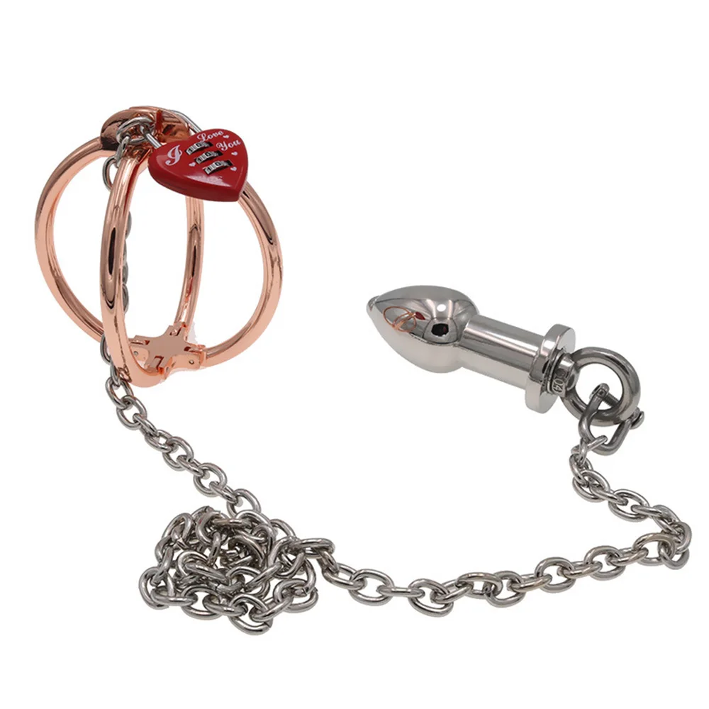 Перекрестные наручники с паролем металлическая Анальная пробка клизма анальный