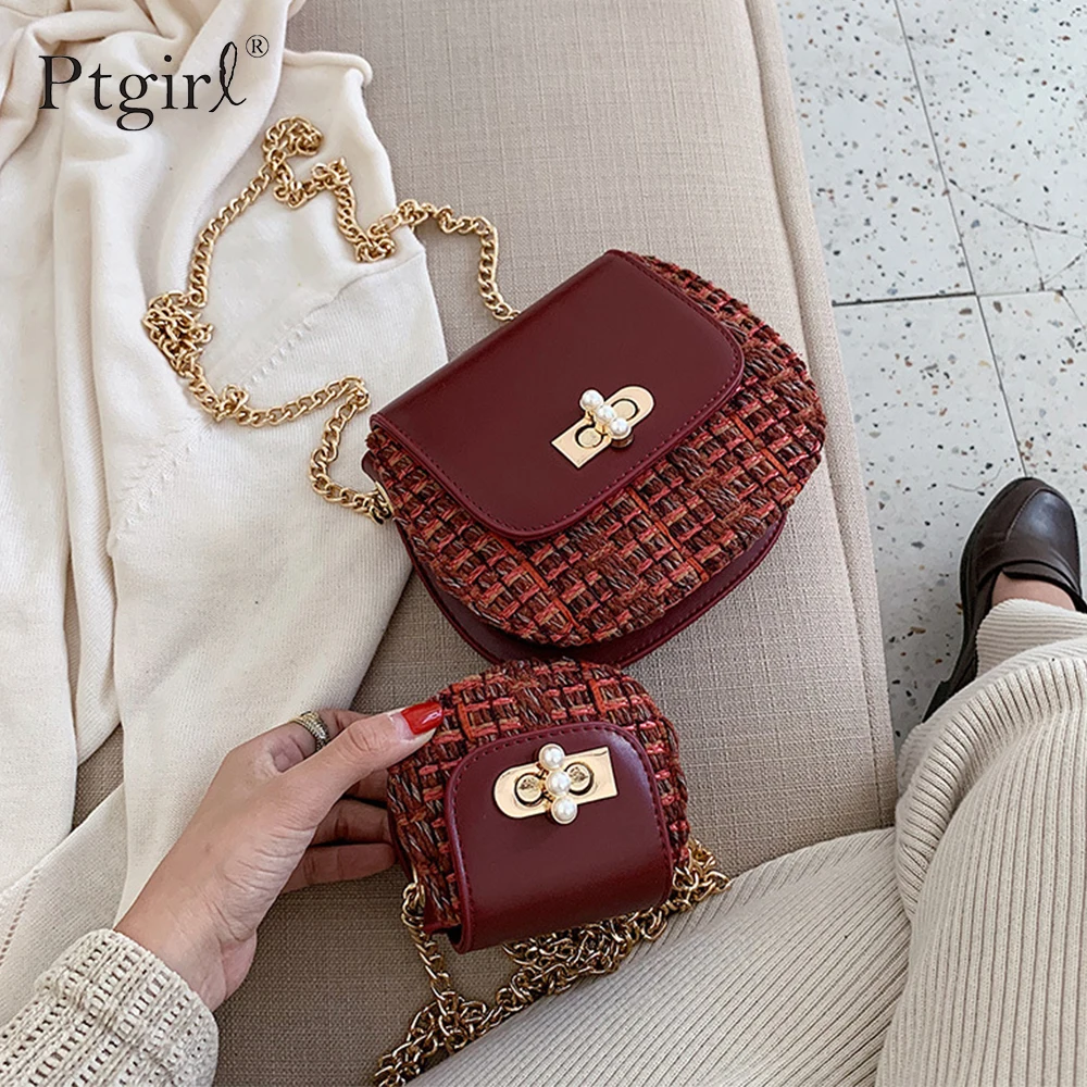 Модные шерстяные сумки на плечо для женщин дизайнерские Роскошные дамские