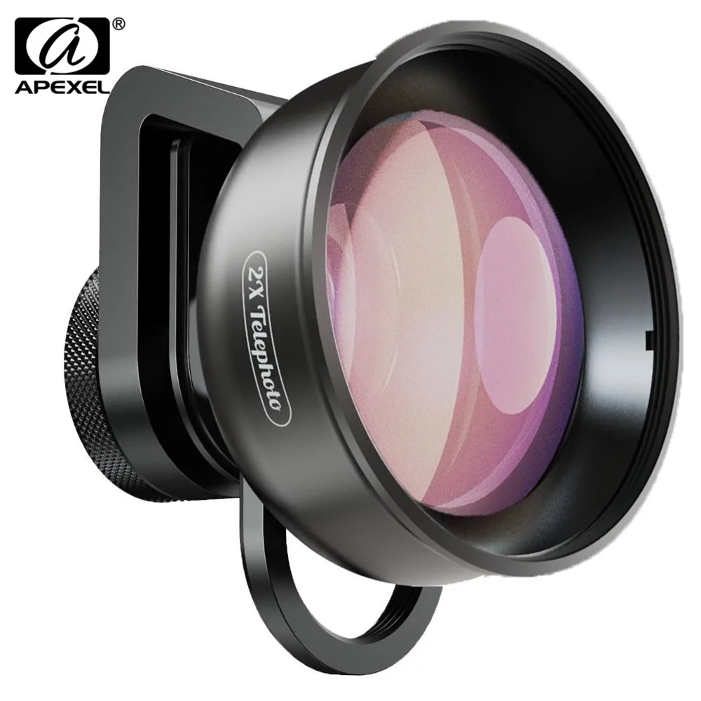 APEXEL HD 2X телефото зум объектив для камеры телефона 4K телескоп с CPL звездным