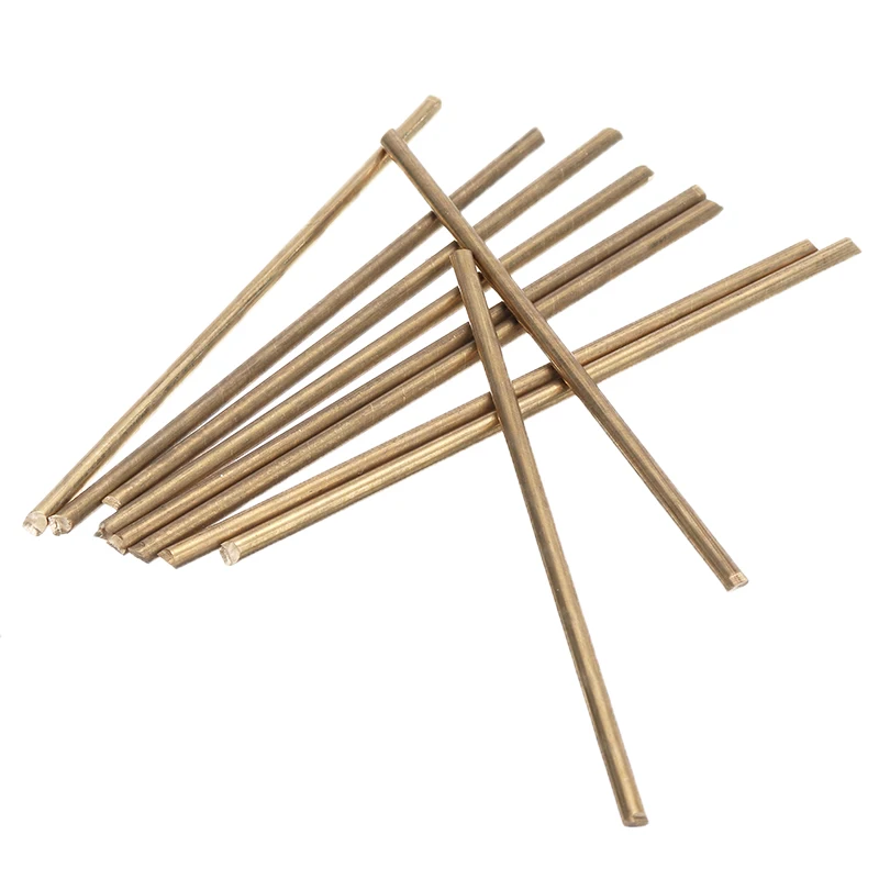 10 шт. 100 мм в длину латунная флейта диаметр 3 прочный для радиоуправляемых моделей