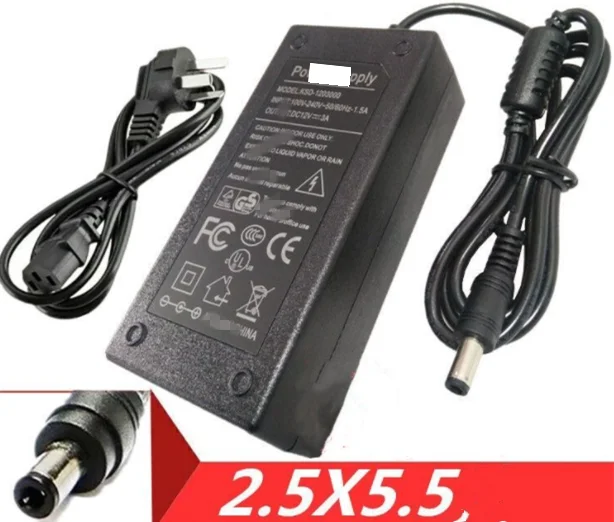 

Display NE2400L HT-23918RS Power Cord Adapter 12V2A 3A Charger Cable