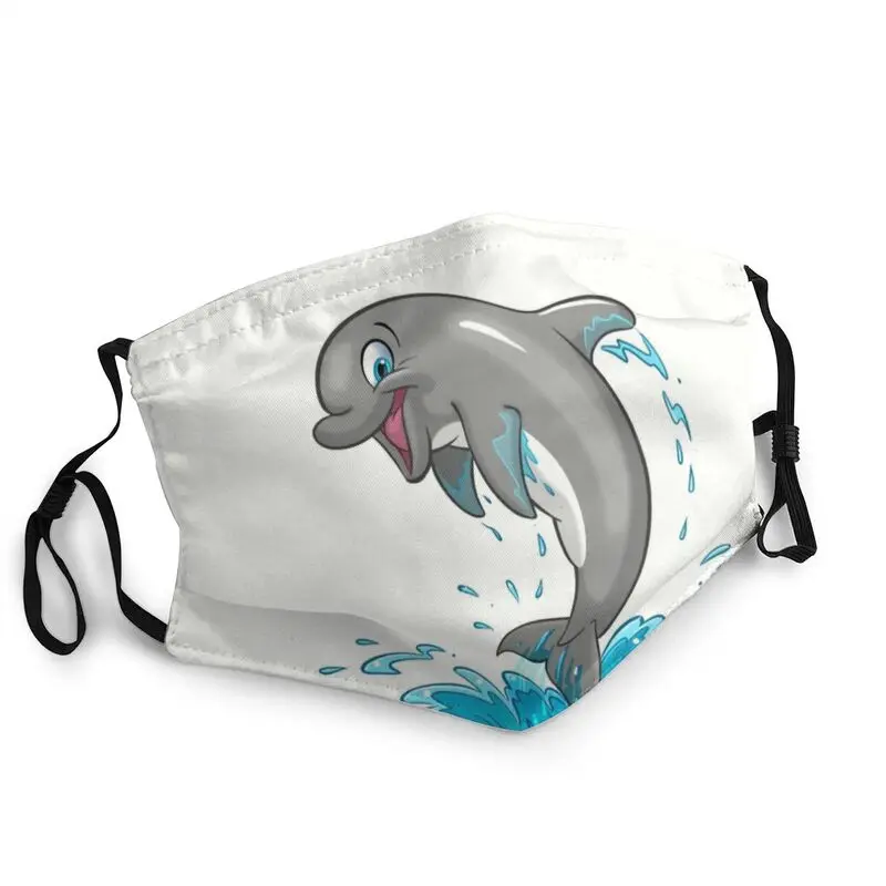 

Zippy The Dolphin Reusable Unisex Adult Face Mask Anti Haze Dust Protection Cover Respirator Mouth Muffle