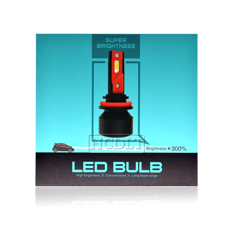 HCDLT High Power 90W 20000LM F3 Canbus Car Headlight LED H4 H1 H7 H8 H11 9005 9006 9012 Auto Headlamp 6500K White Fog Light Bulb |