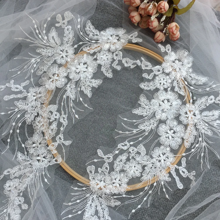 Кружевная наклейка с вышивкой в виде сливы 42 см * 22 5 | Дом и сад