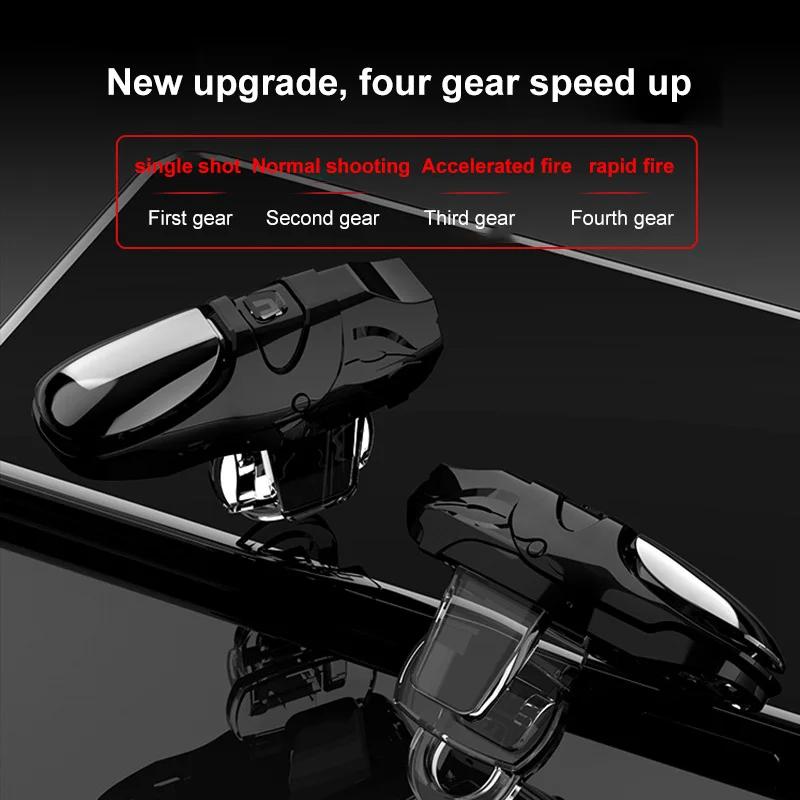 

New ABS For PUBG Game Controller Mobile Phone Gamepad Mobile Joystick Trigger Aim Shooting L1 R1 Key Button For IPhone Android