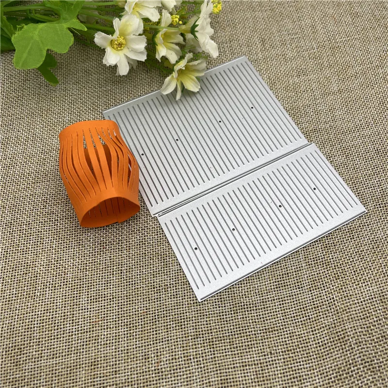 

3D Stripes Flower Metal stencil mold Cutting Dies decoration scrapbook die cuts Album Paper Craft Embossing DIY Card Crafts