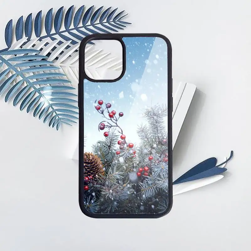 

Landscape Winter Snow Phone Case for iPhone 11 12 pro XS MAX 8 7 6 6S Plus X 5S SE 2020 XR Hard PC
