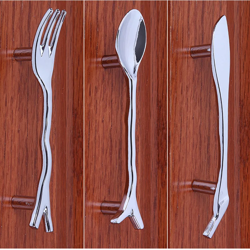 Бронзовая ложка нож вилка выдвижной ящик рукоятка и ручка для шкафа |