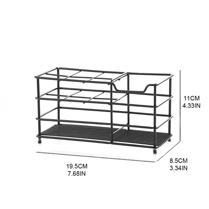 

Q9QF Bathroom Toothbrush Holder Small Stainless Steel Toothpaste Holder Floating Storage Shower Hanging Basket Organizer