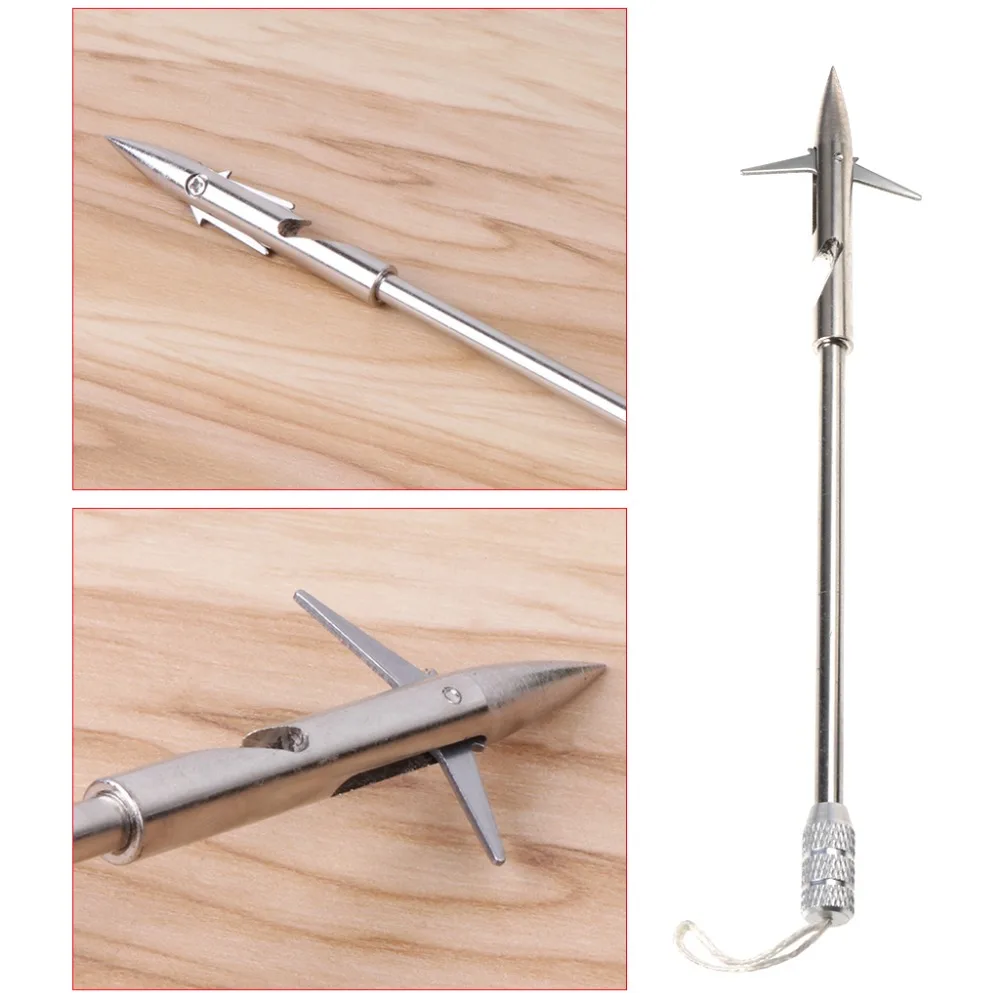 1 шт. Нержавеющая сталь Рыбалка стрелка для Рогатка стрела катапульты головка