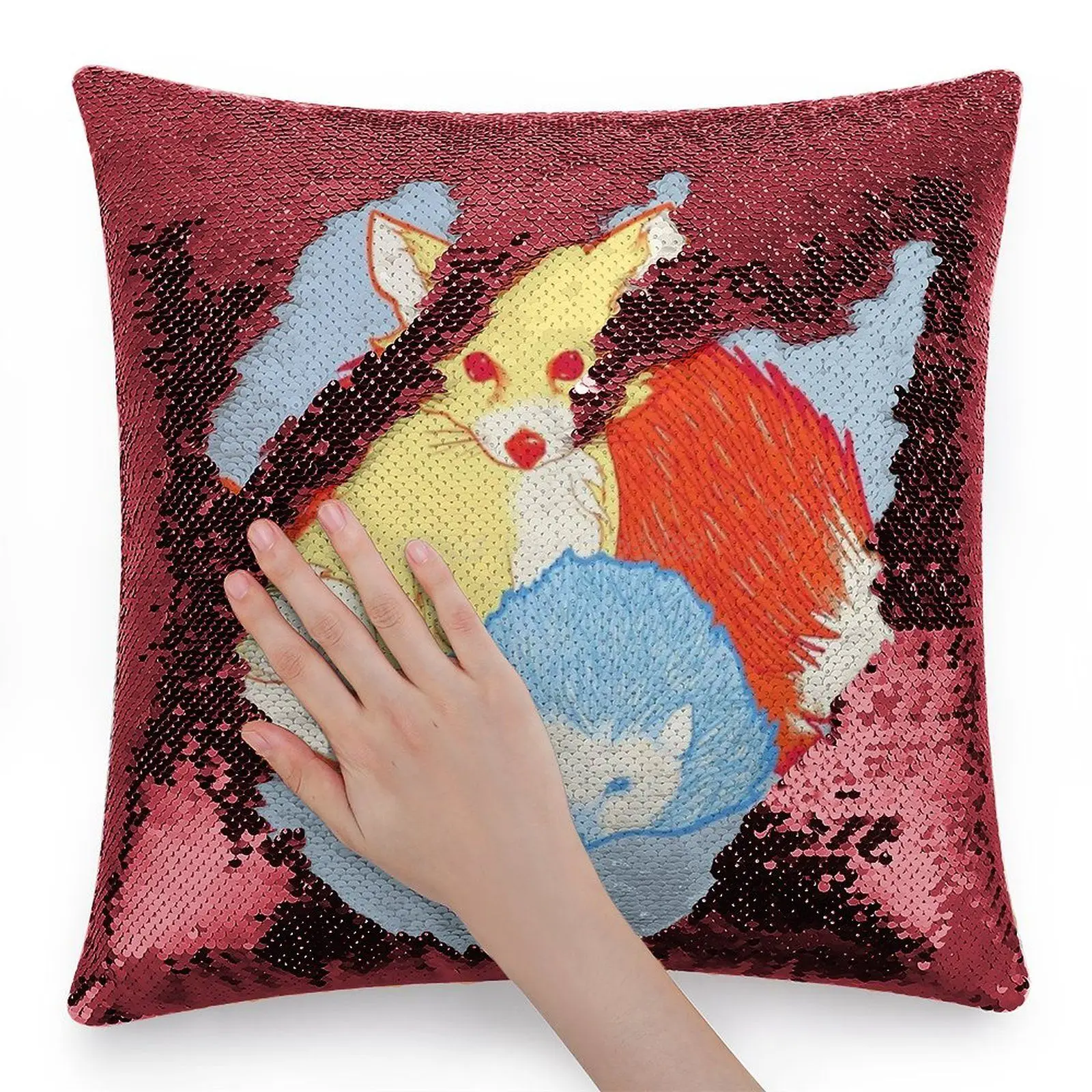 Наволочка с блестками Fast Friends наволочка для дивана 40x40 см Русалка Меган Лара