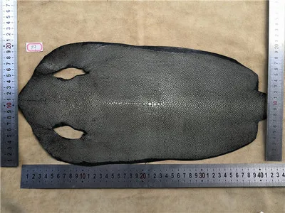 2 Большой размер полированная жемчужная рыбья кожа, скат Кожа DIY Специальная кожа для кошелька короткая застежка комплекты для телефонов ремешок упаковка для карт - Цвет: 2