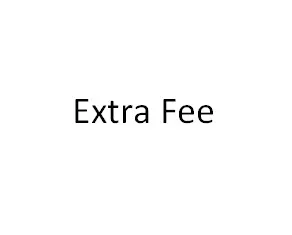 

Add Extra Logistic Fee
