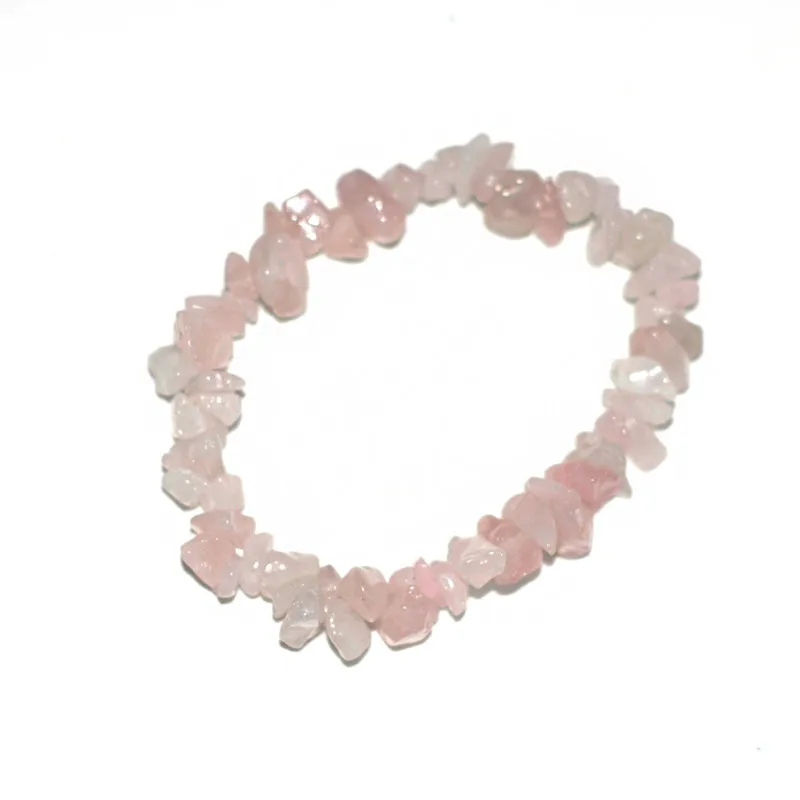 Natural Healing Crysta Stone Bracelets  Quartz Gravel Crystal Beads Jewelry Bracelet Chips Single Strand Reiki 2018 Popular