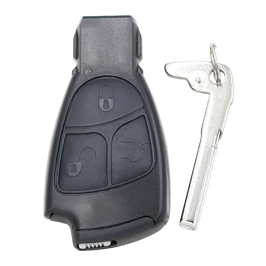 3 кнопочный дистанционный Автомобильный ключ 433 МГц с необработанным лезвием для