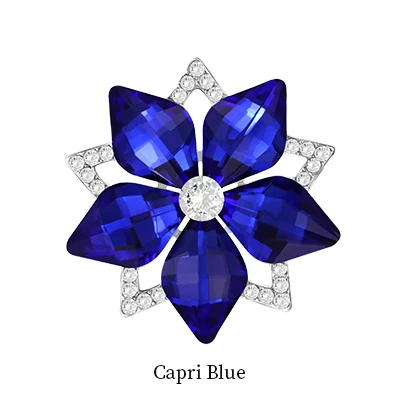Capri Blue Кристалл в форме звезды бусины стильные стразы стекло pointback Серебрянное основание сшить страз для DIY свадебное платье ювелирные изделия аксессуары - Цвет: Capri Blue