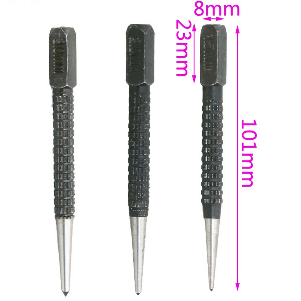 

Набор пробойников для маркировки металла, углеродистой стали, 3 шт.