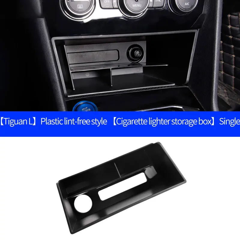 

1 PCS/set pp Car Central Armrest Storage Box Container Holder Tray for VW-Volkswage Tiguan L mk2 2017 2018 2019 2020 2021