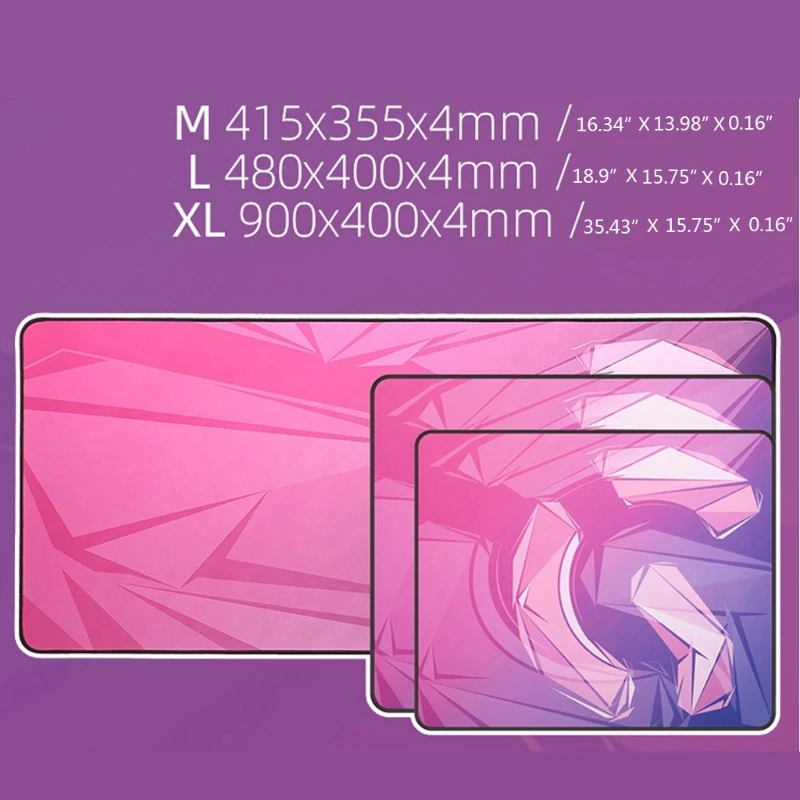 

G32B Original Esports Tiger Gaming Neon Mousepad Smooth Flexible Gamer Mouse Pad Mousepad For Gaming Neon Hemming High Quality