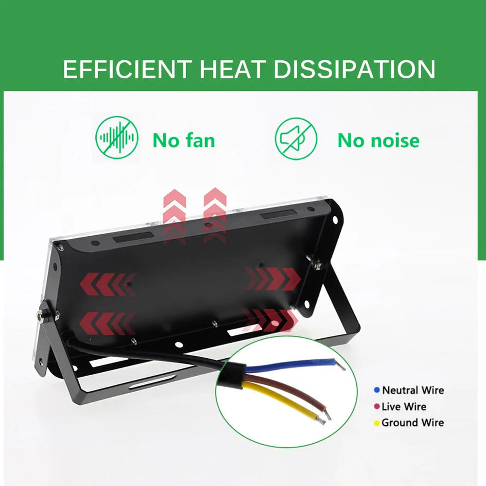 

LED Grow Light LED Floodlight AC 220V Full Spectrum Lamp Hydroponic Plant Nursery Seedlings Greenhouse Growth Lighting 50W 100W