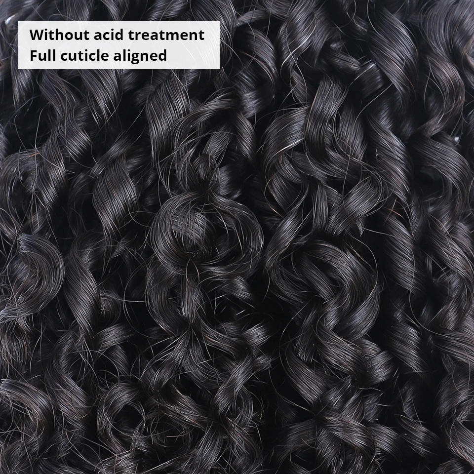Queen Nala Double Drawn Brazilian Hair Weave Bundles Pissy Curly 12A Funmi Unprocessed Virgin Human Natural Color | Шиньоны и парики