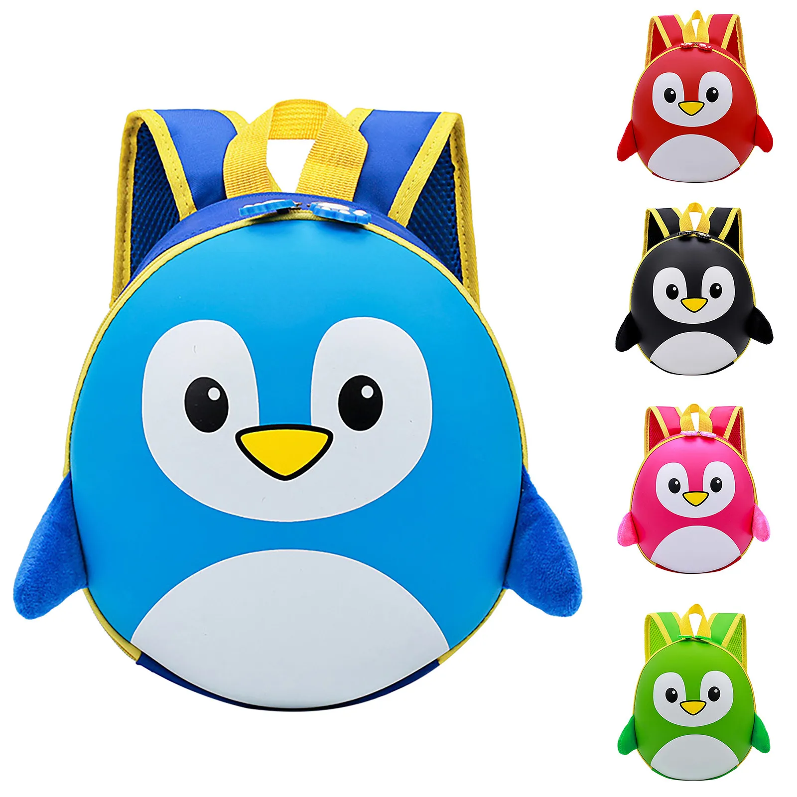 

Fashion Cute Cartoon Penguin Kids Backpack Toddler Children Animal Small Penguin Kindergarten Backpack Toddler School Bag 2021