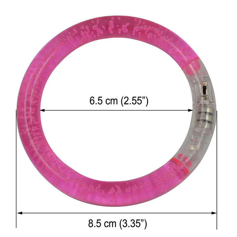 Светящийся браслет акриловый мигающий светодиодный светящийся электронный