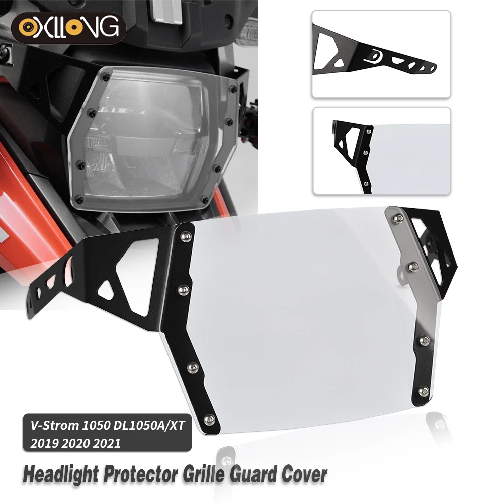 

For Suzuki DL 1050 V-Strom vstrom dl1050 DL1050XT/A DL1050A/XT 2019 2020 2021 Motorcycle Headlight Protector Grille Guard Cover