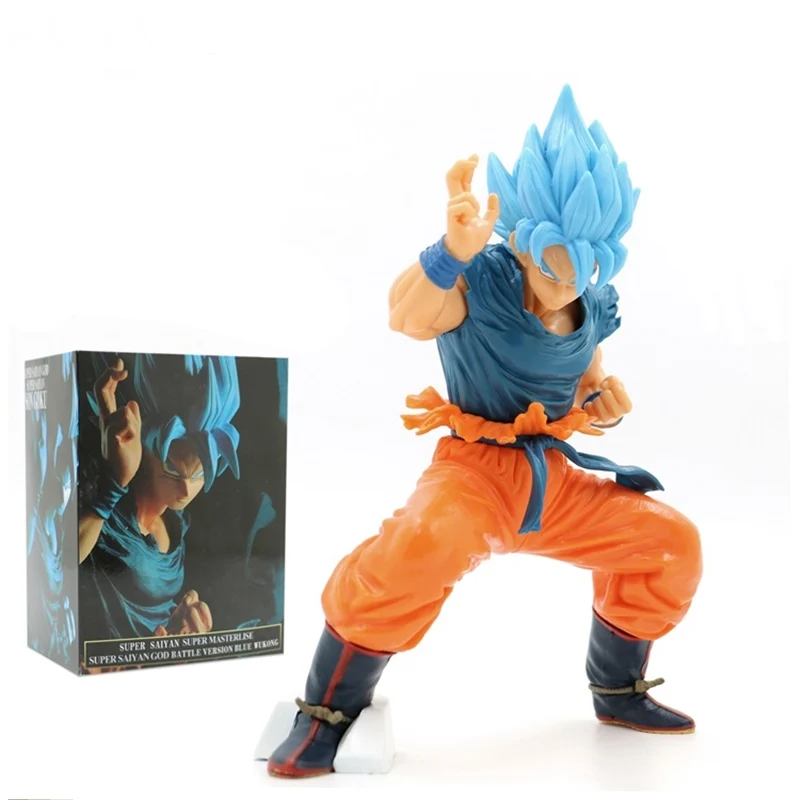 21 см Dragon Ball Z Супер воины Saiyan 4 Бог SS Vegetto Vegito голубые волосы Драконий жемчуг Гоку