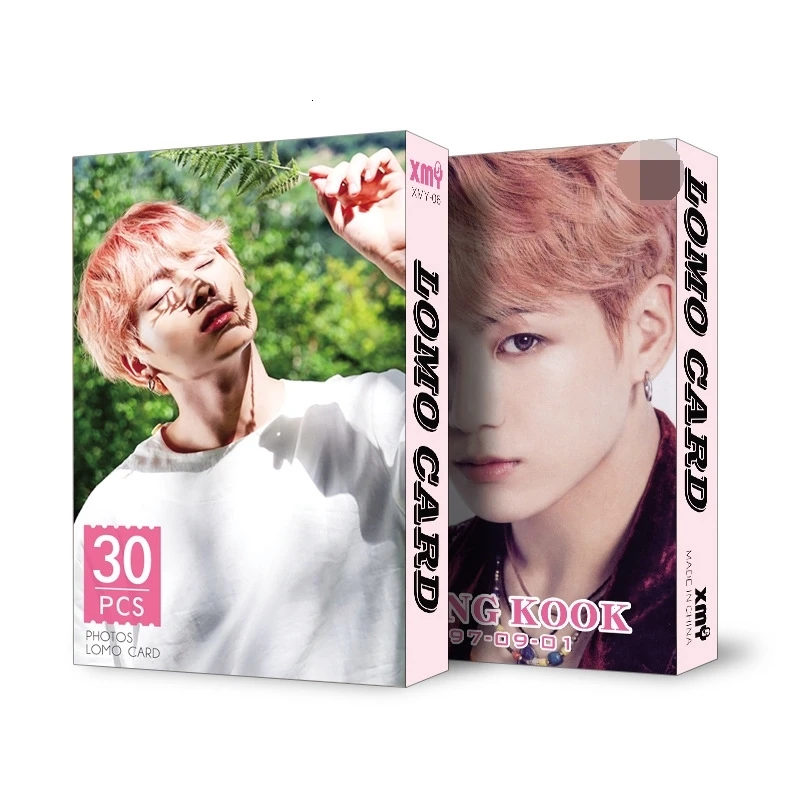30 шт./компл. Мода Kpop bangtan boys Фотокарта JUNGKOOK в Цзиминь фотоальбом lomo карта Плакат kpop bangtan boys расходные материалы