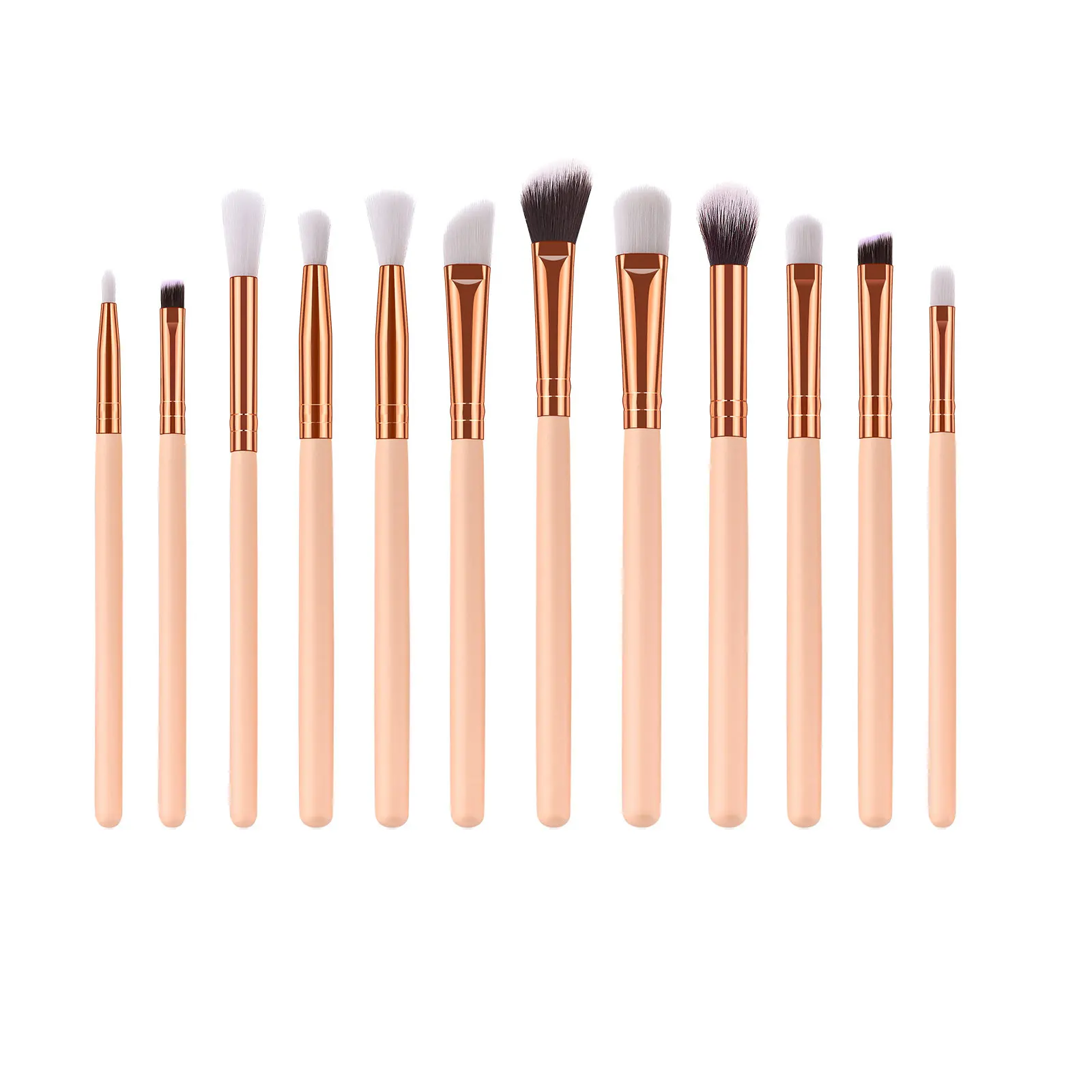 

12PCS Eye Makeup Brushes Set Professional Eye Eyeshadow Blender Eyebrow Eyeliner Highlighter Brush Essential Concealer Cosmetics