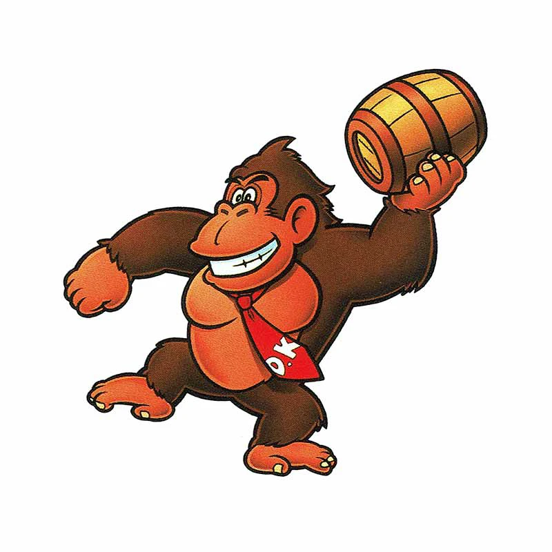 

Fuzhen Boutique Decals Exterior Accessories Arcade Donkey Kong Cask Wall Car Sticker Bumper Decal Tuning Suitcase Vinyl Car Wrap