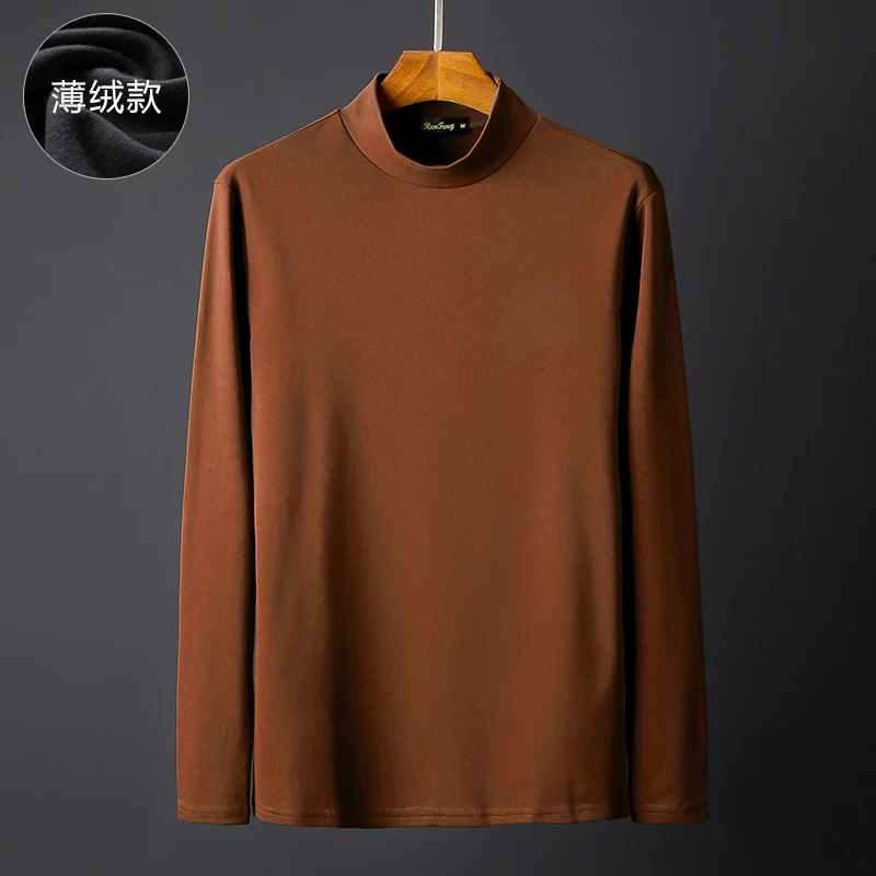 S8025 Осенняя футболка с длинным рукавом для мужчин 2019 простая водолазка