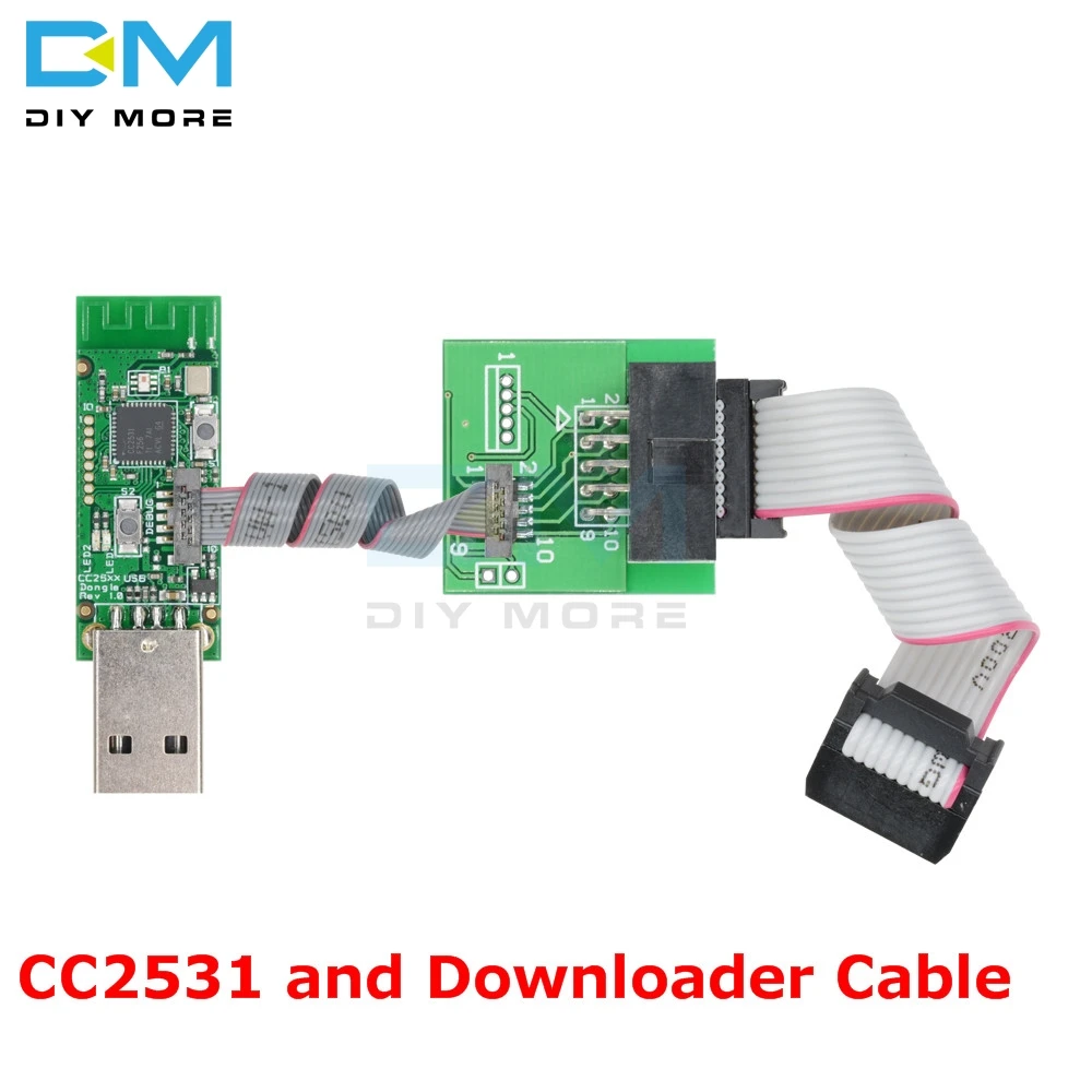 CC2531 kit CC отладчик CC2531 Zigbee CC2540 анализатор беспроводной Bluetooth 4,0 ключ захвата Плата USB программист модуль загрузчик кабель - Цвет: CC2531 kit