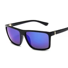 Солнцезащитные очки квадратной формы для мужчин и женщин, винтажные брендовые дизайнерские зеркальные солнечные очки для вождения в ретро стиле