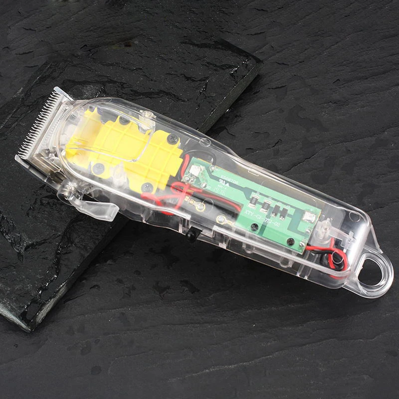 Электрическая машинка для стрижки волос прозрачный Профессиональный