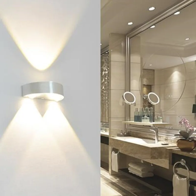 2 шт./лот настенные светильники внутреннего светодиодный 3 Вт AC110/220V современный