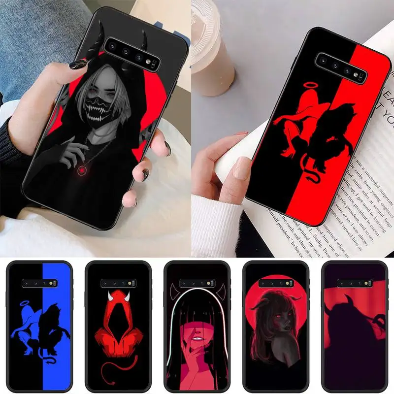 

Aesthetic Devil Woman Bad Girl Phone Case For Samsung Galaxy S6 S7 Edge Plus S8 S9 S20Plus S20ULTRA S10lite 2020 S10 Case