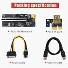 Плата расширения TISHRIC 3 в 1, PCI PCIE Riser 009s Plus PCI Express, Райзер X16 VER009s PLUS для майнинга, 1-10 шт.