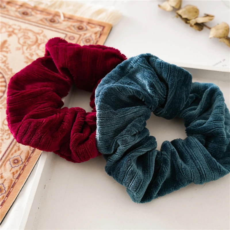 

Velvet Scrunchie Women Girls Elastic Hair Rubber Bands Gum For Girl Hair Ring Rope Ponytail Holder Hair Tie Accessories Headwear