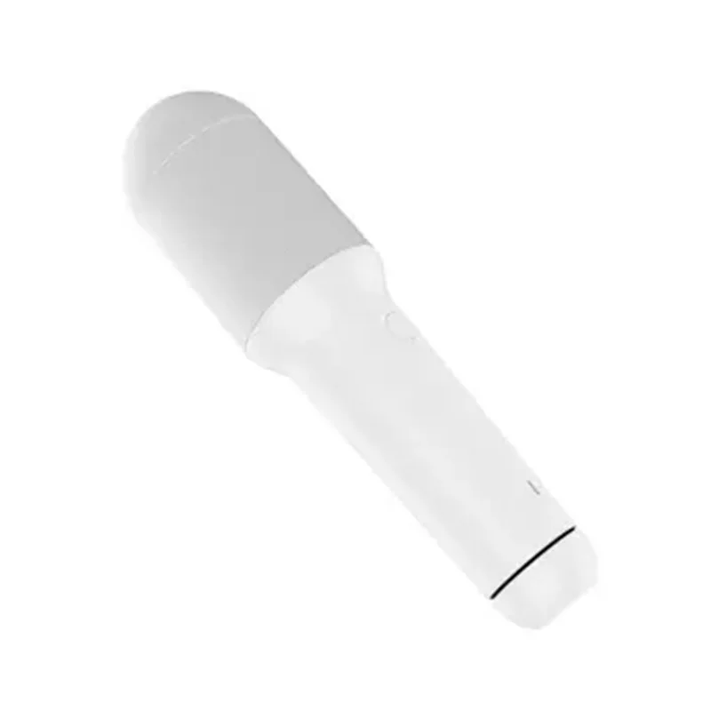 Белый Xiaomi YMI Bluetooth Встроенный караоке микрофон беспроводной ручной Aux type-C портативный микрофон для семейного сбора прямая трансляция - Цвет: Белый